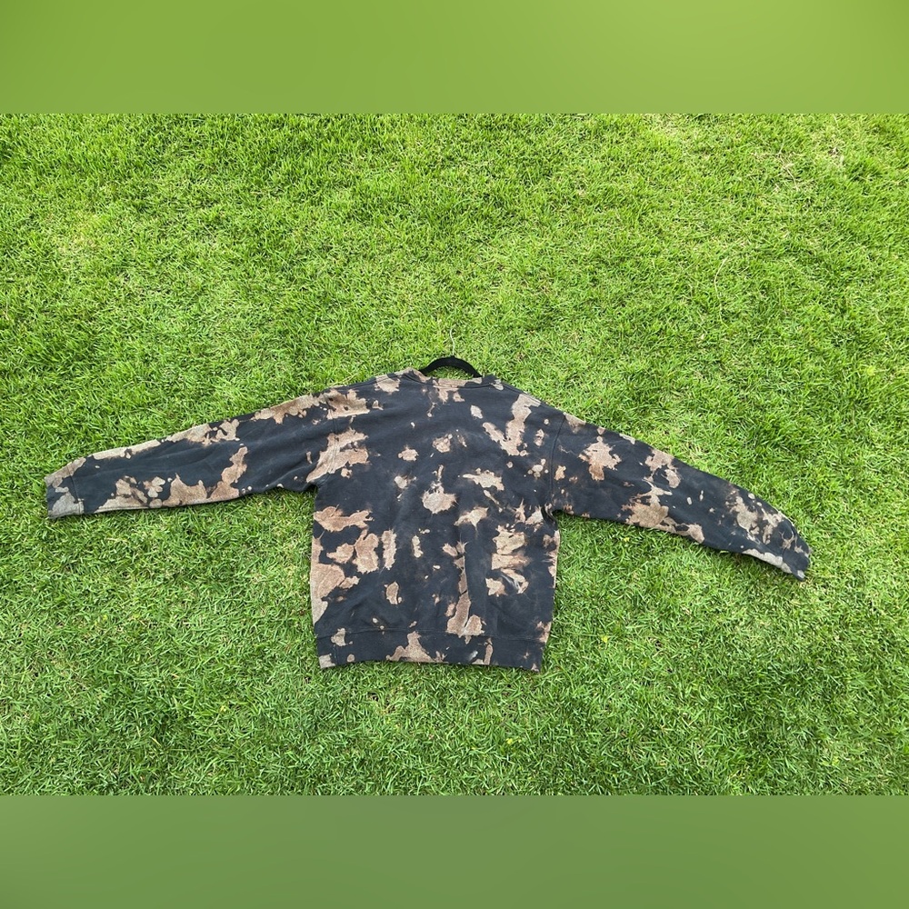 Bleach-Dyed Pullover Sweater - image 2